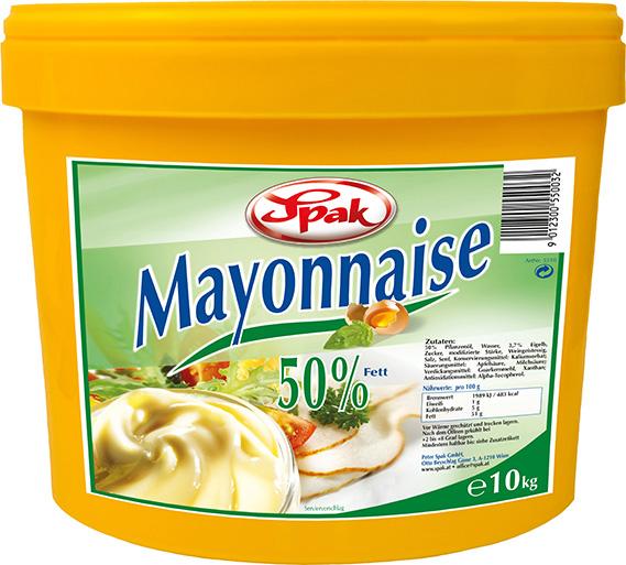 Spak Mayonnaise 50% 10kg